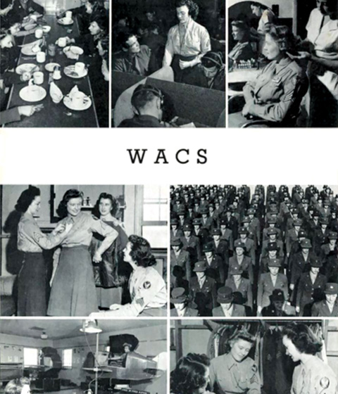 Women's Army Corp (WACS). Santa Ana Army Air Base Training Command Class Book. 
