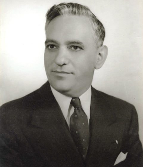 Sam Hurwitz, A TBS [Temple Beth Sholom] Founder, 1943.