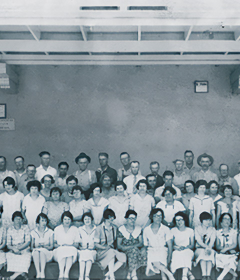 Santiago Orange Growers Packinghouse Interior.