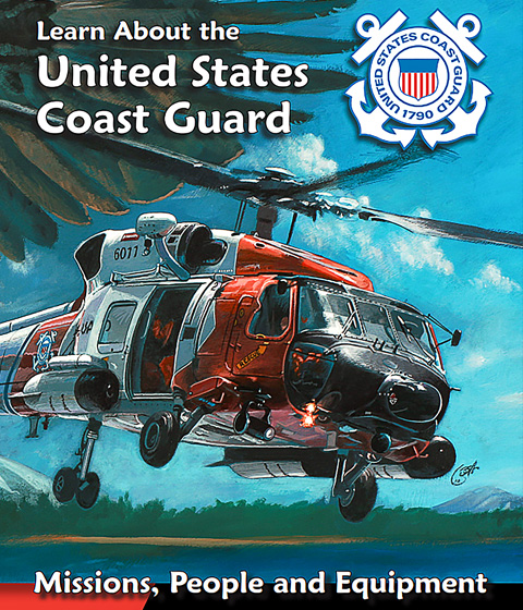 Cover of coast guard coloring book