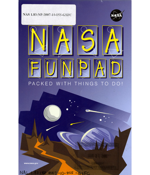 cover of NASA coloring book