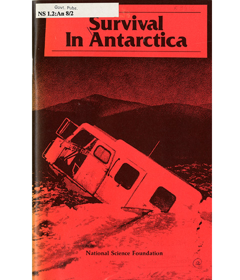 cover of survival in Antarctica manual