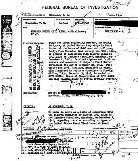 page scan of declassified FBI file