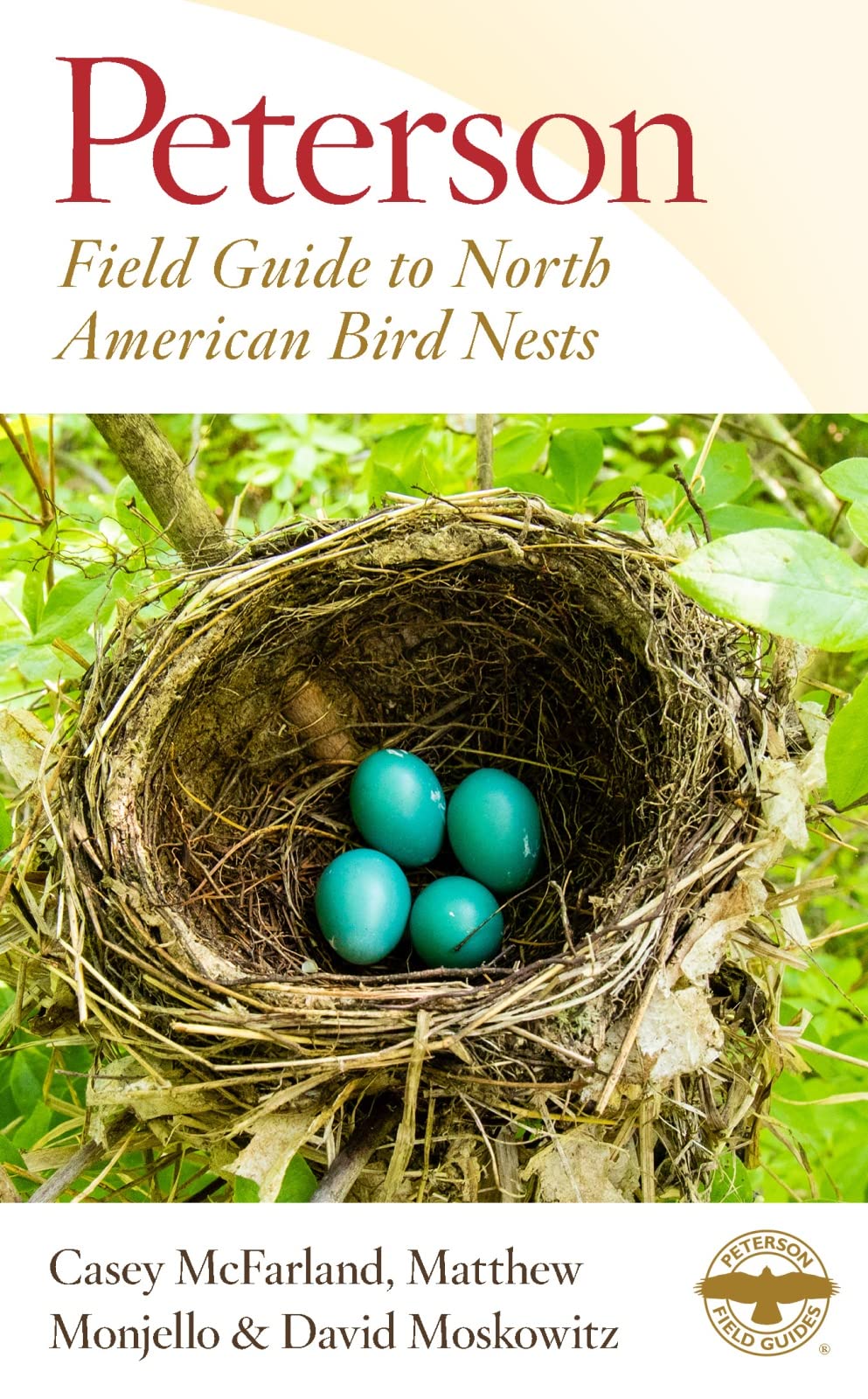 page from Peterson field guide to North American bird nests