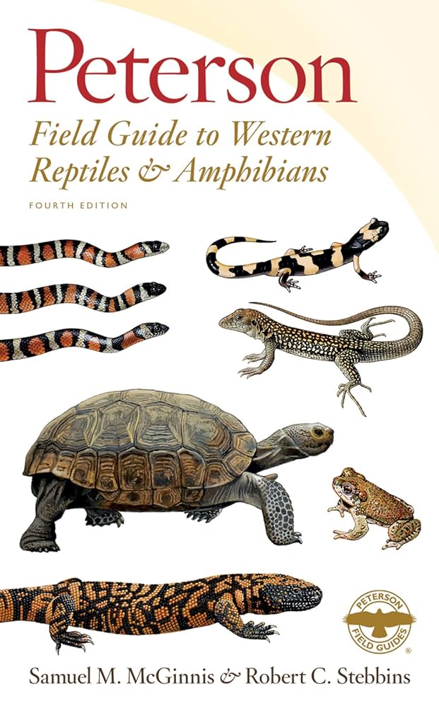 page from Peterson field guide to western reptiles and amphibians