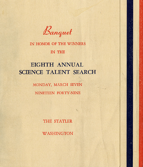 Invitation to STS Banquet. March 7, 1949. 